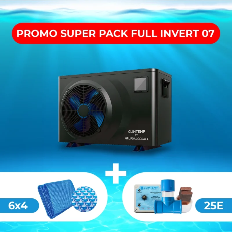 Promo Super Pack Full Invert 07  (Bomba de Calor Full Invert 07 + Manta 6x4 + Ionizador 25E)